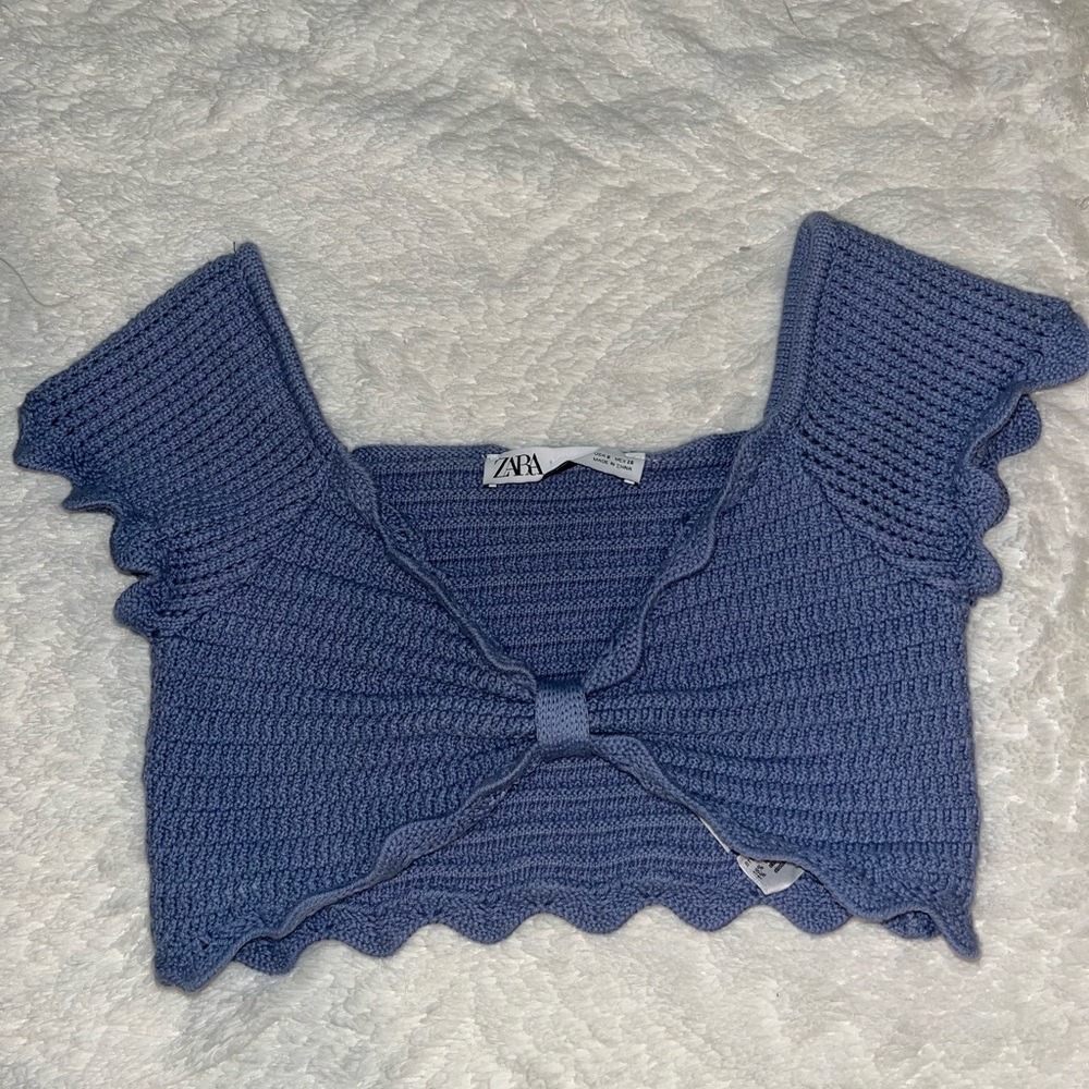 Knit Zara Crop Top (very cropped)